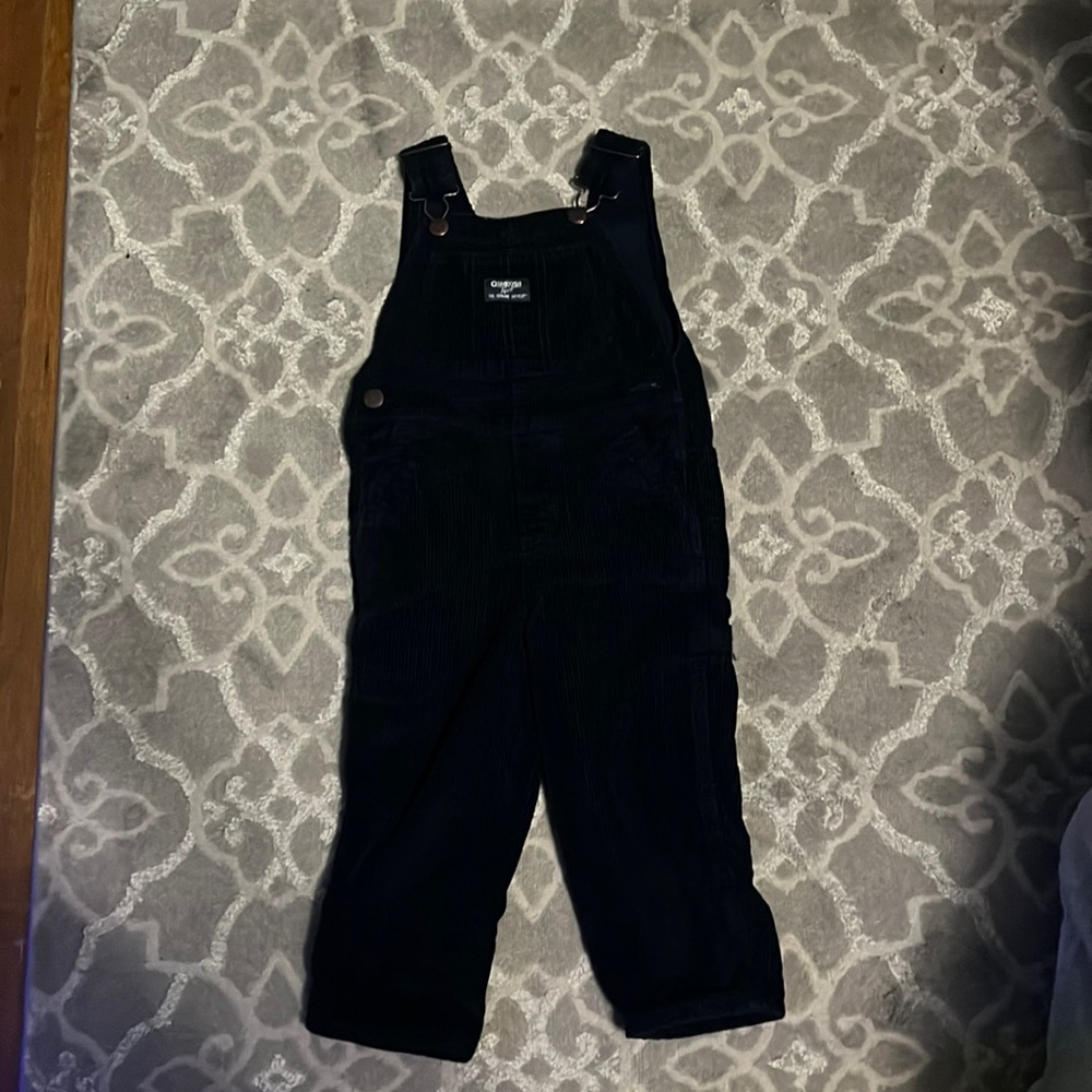 OshKosh 3T overalls navy blue corduroy